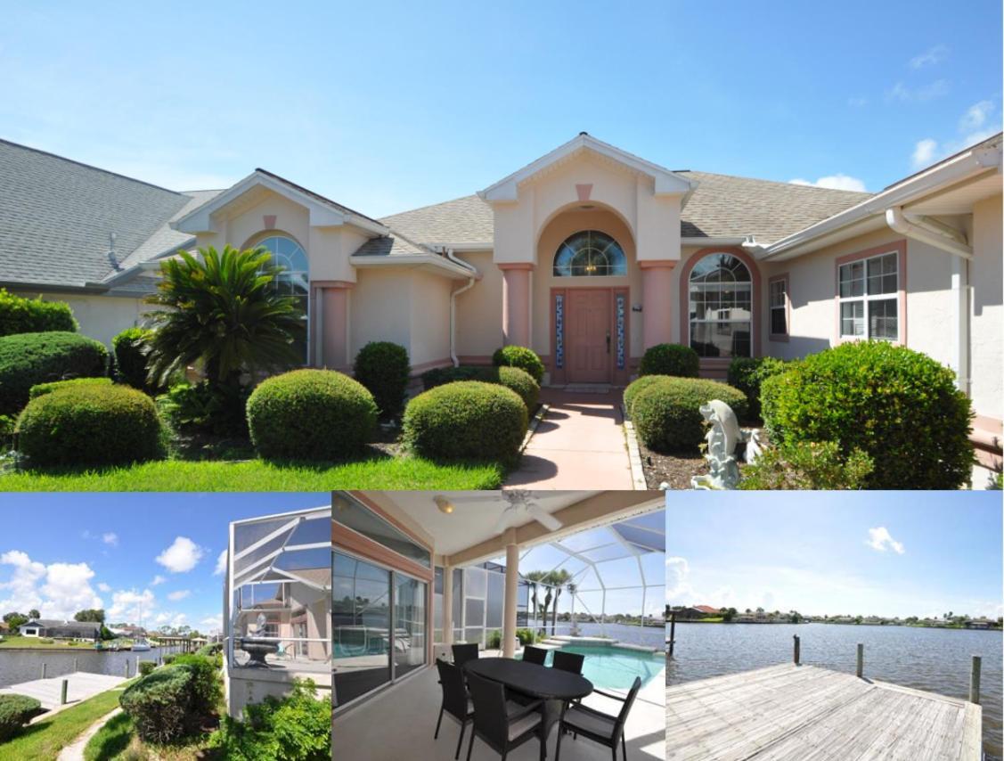 Sunset Bay Beautiful Pool Home - Bring Your Boat Or Jet Ski - Canal With Dock- Sleeps 10 - 4 Bd Palm Coast Exterior foto